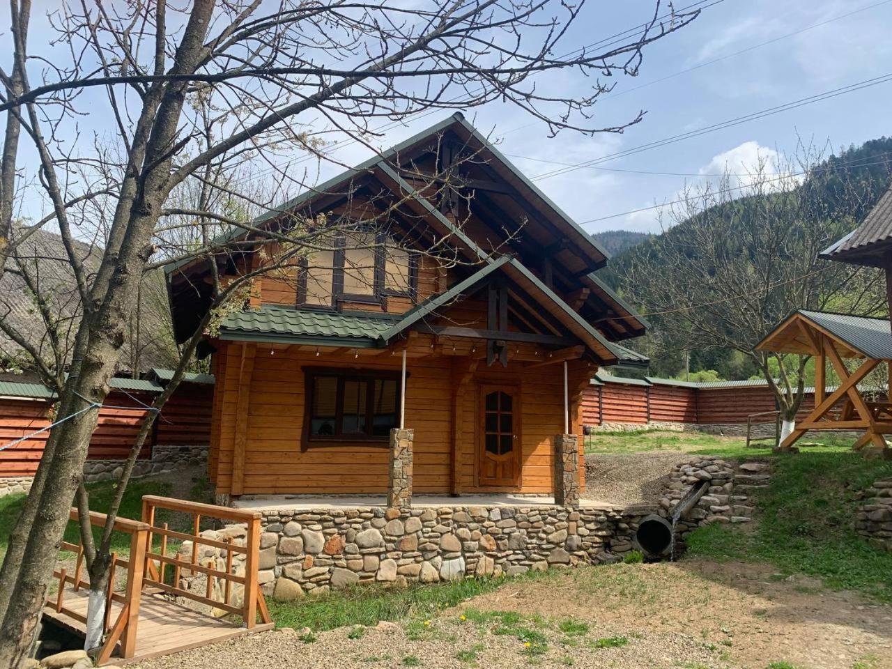 Еко Будинок В Горах Verkhnyaya Bystra Exterior foto